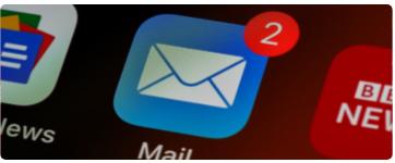 Phone screen showing app icons